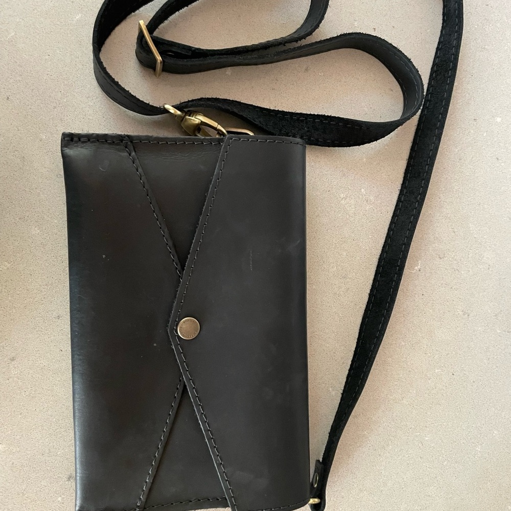 Portland Leather Clutch, crossbody and belt bag
